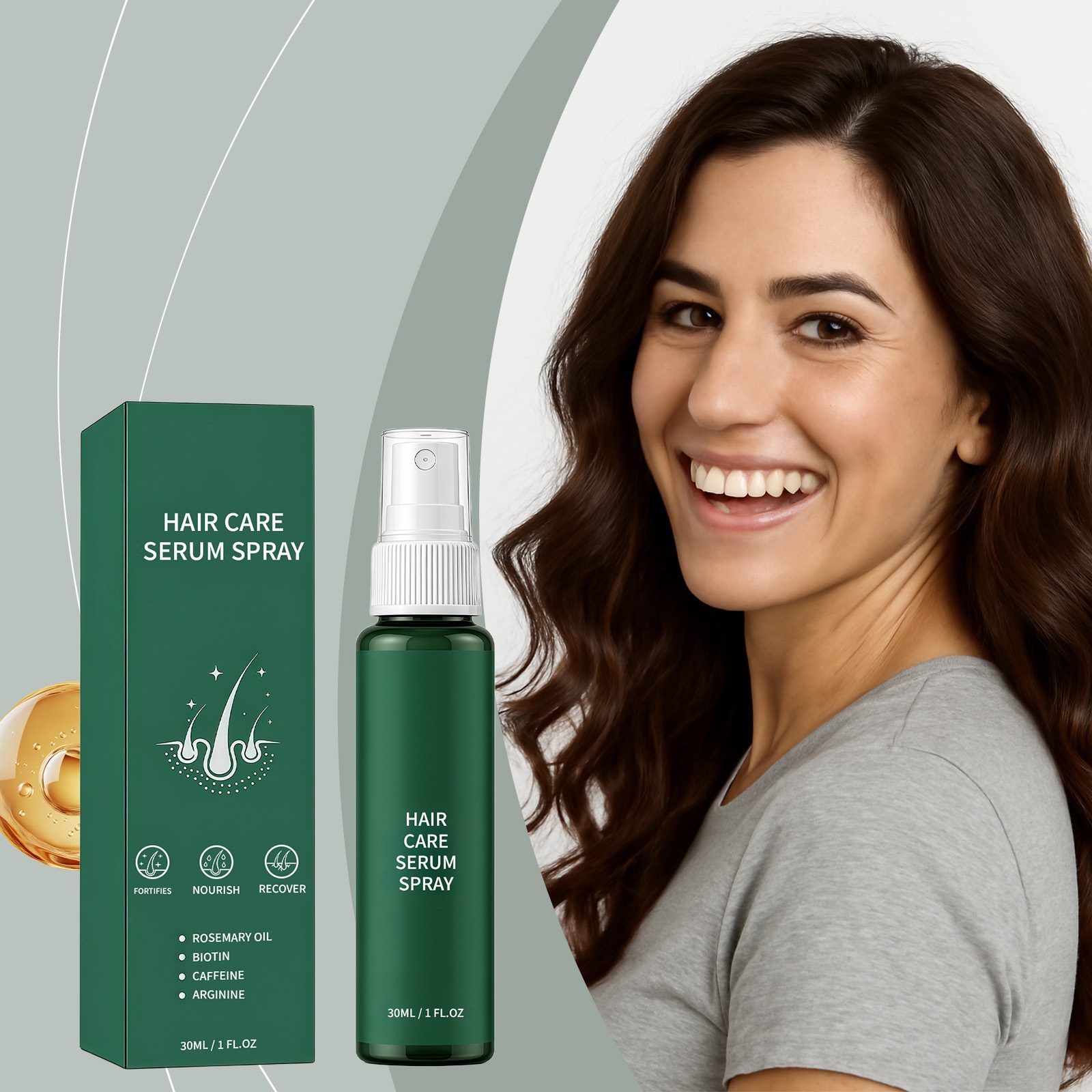 AMZ Leave-In Hair Conditioning Spray 30 ml, 30 ml photo 5