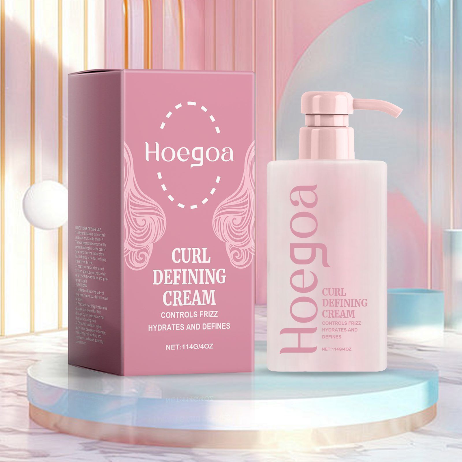 HOEGOA Curl Styling Cream, 114 g photo 2