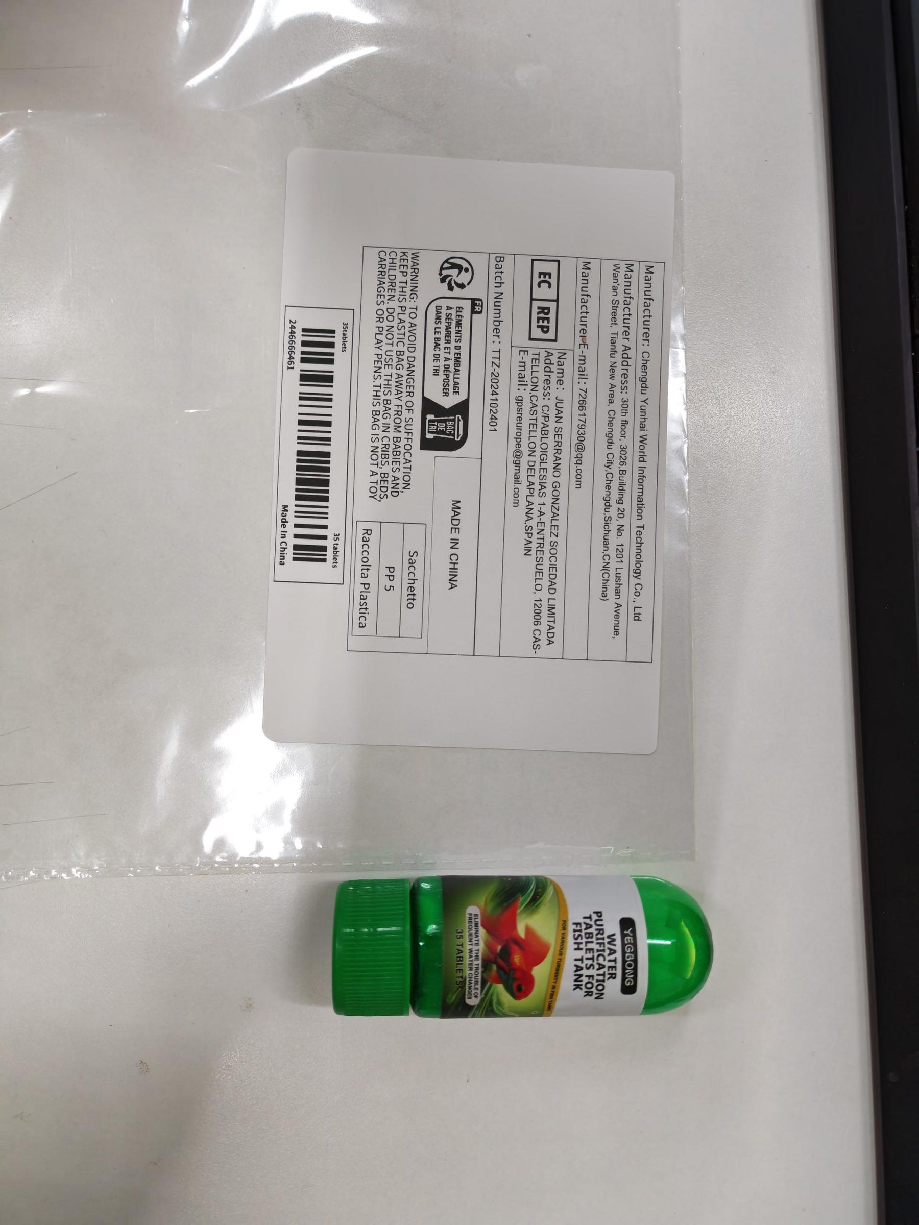 YEGBONG Aquarium Water Treatment Tablets, 35 Pieces photo 6