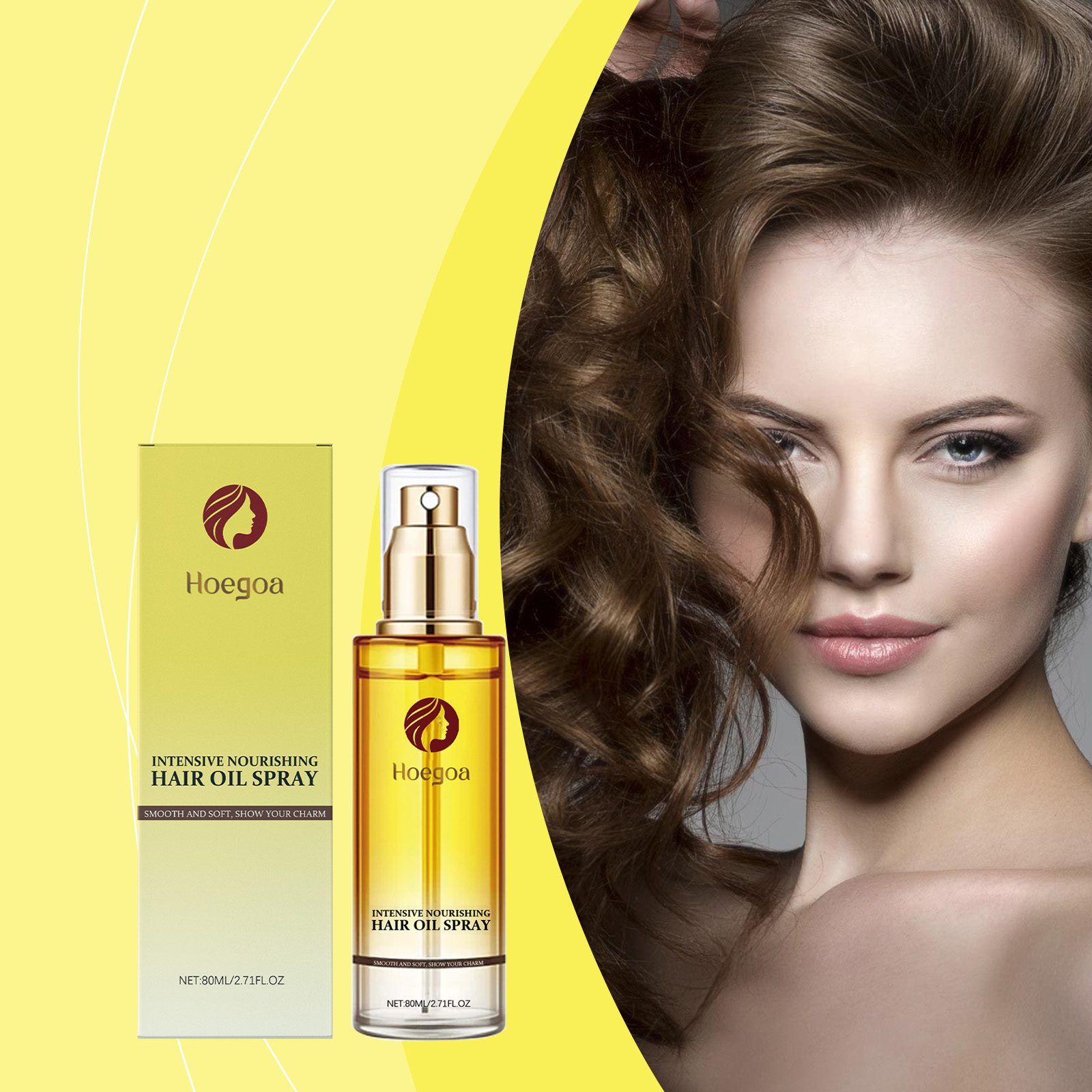 HOEGOA Hair Conditioning Oil Spray, 80 ml photo 7