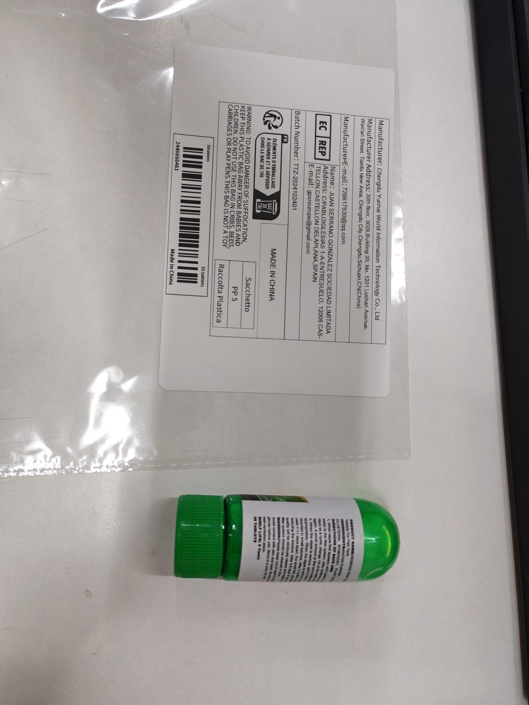 YEGBONG Aquarium Water Treatment Tablets, 35 Pieces photo 4