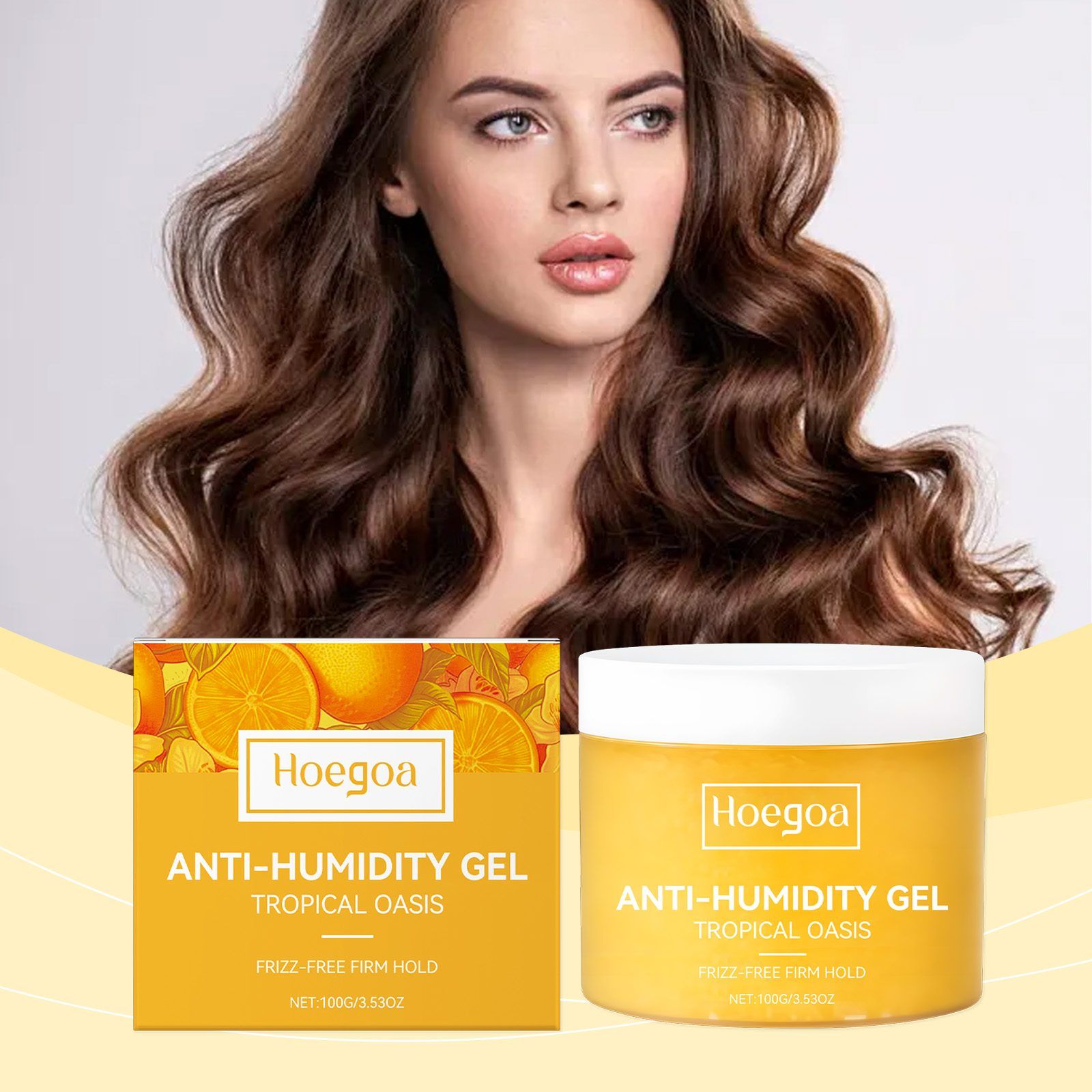 HOEGOA Humidity-Resistant Hair Styling Gel, 100 g photo 7
