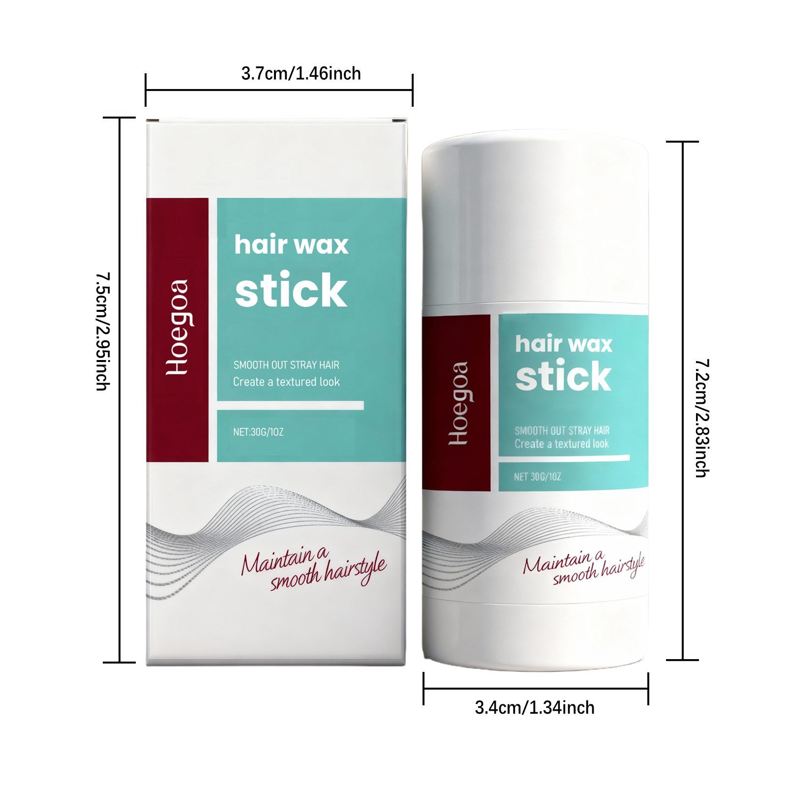 HOEGOA Matte Hair Wax Stick, 30 g photo 2