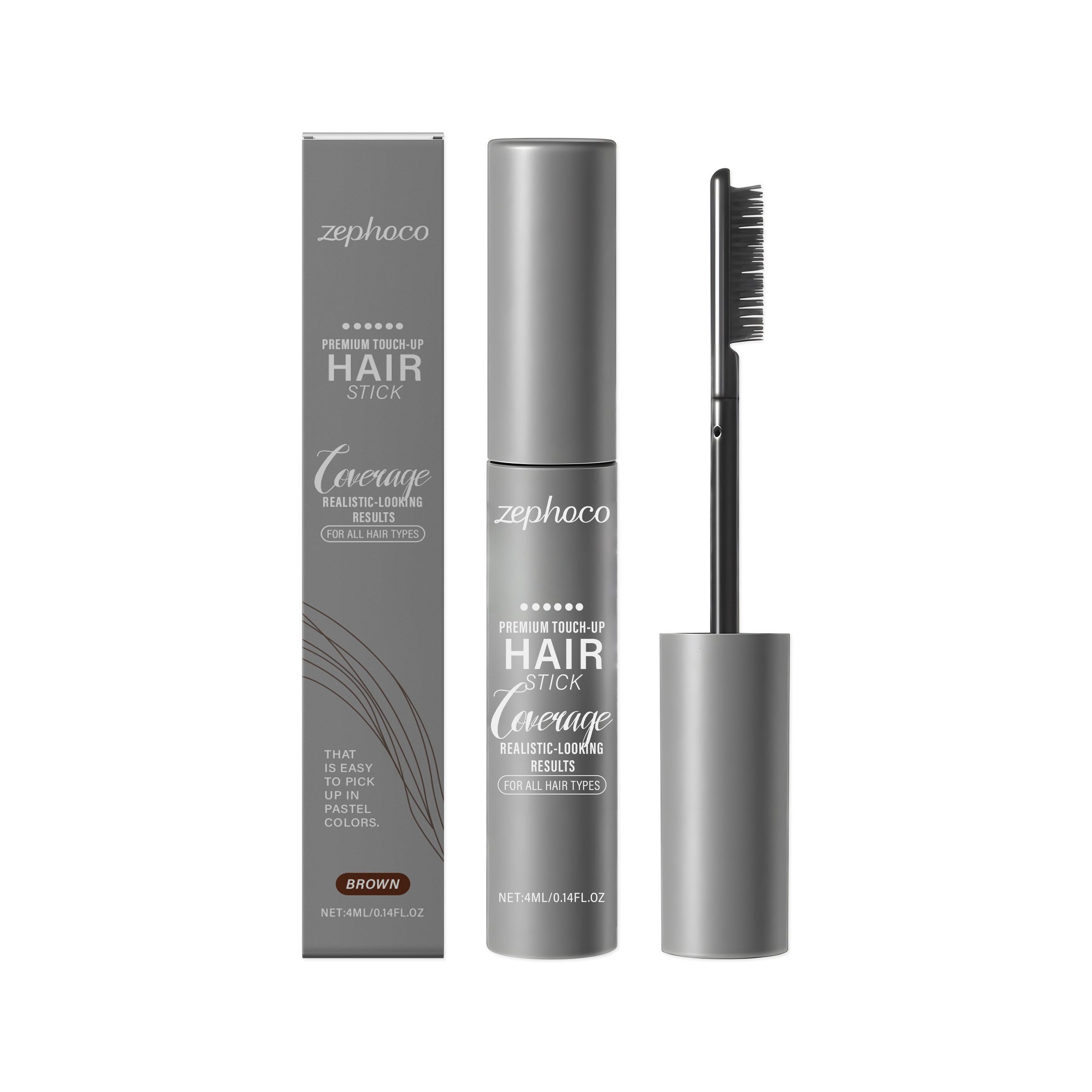 zephoco Brown Hair Touch-Up Cream, 4 ml photo 5