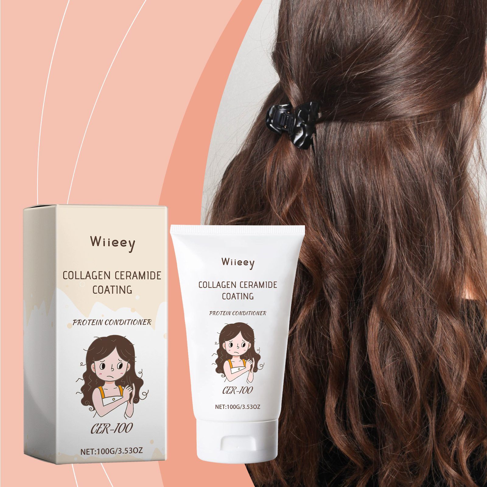 WIIEEY Collagen Hair Conditioner, 100 g photo 2