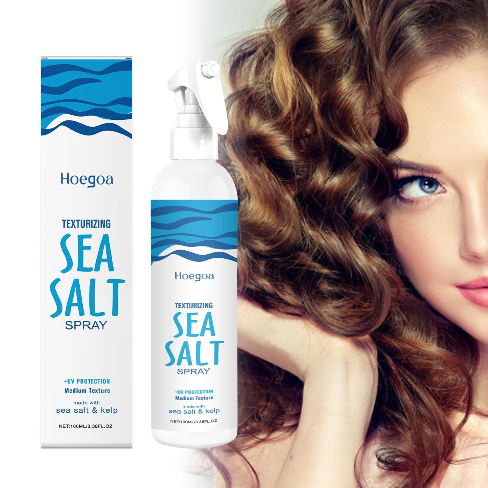 HOEGOA Sea Salt Hair Styling Spray, 100 ml photo 2