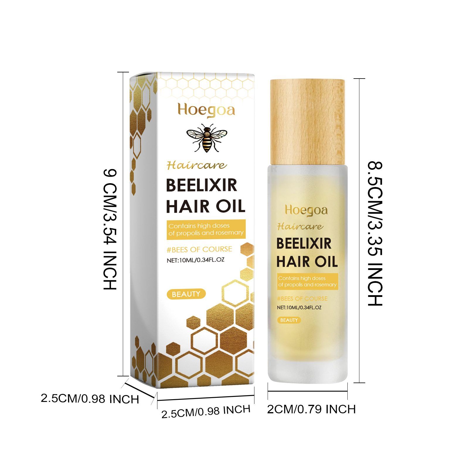 HOEGOA Honey Hair Conditioning Oil, 10 ml photo 6