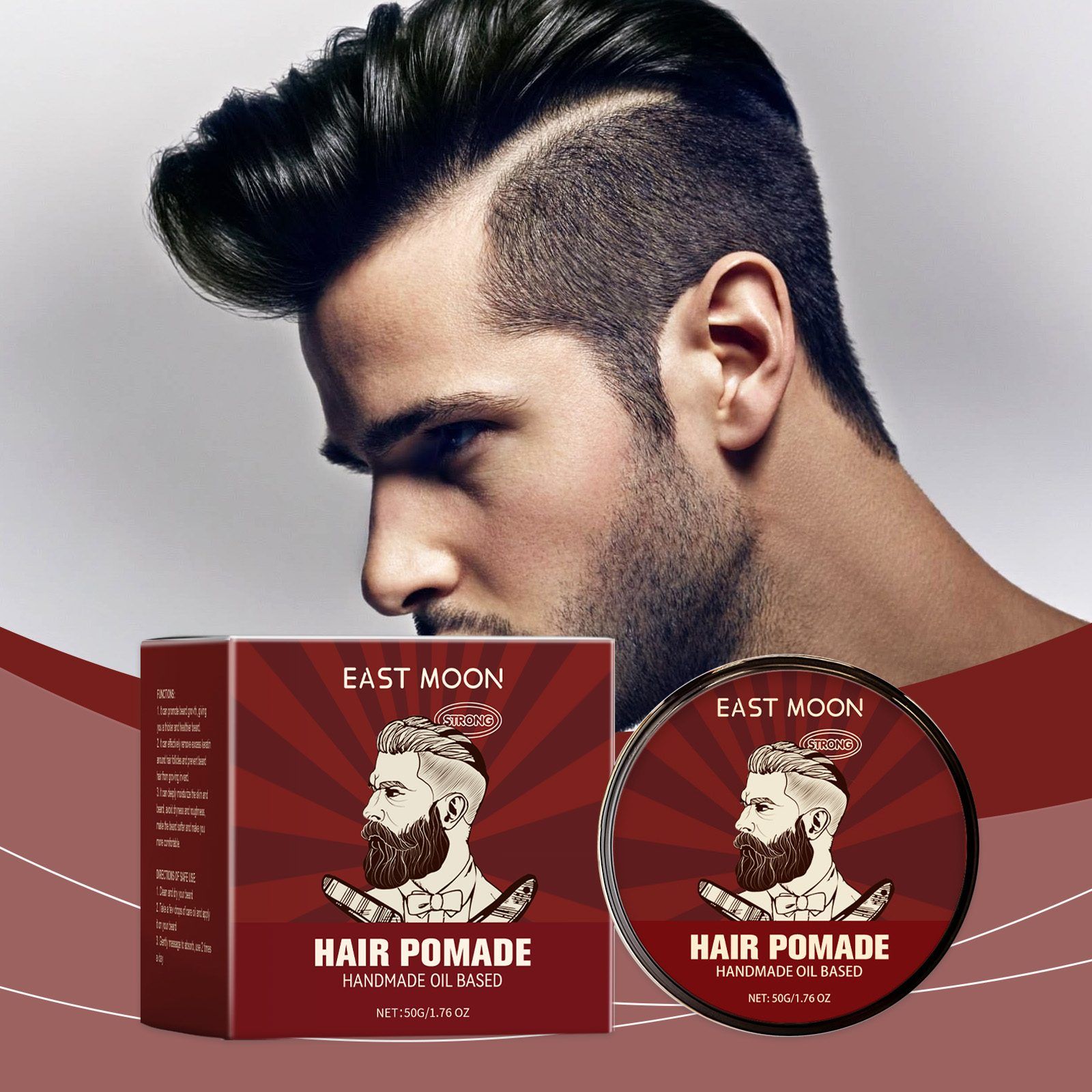 EAST MOON Hair Conditioning Styling Cream, 50 g photo 5