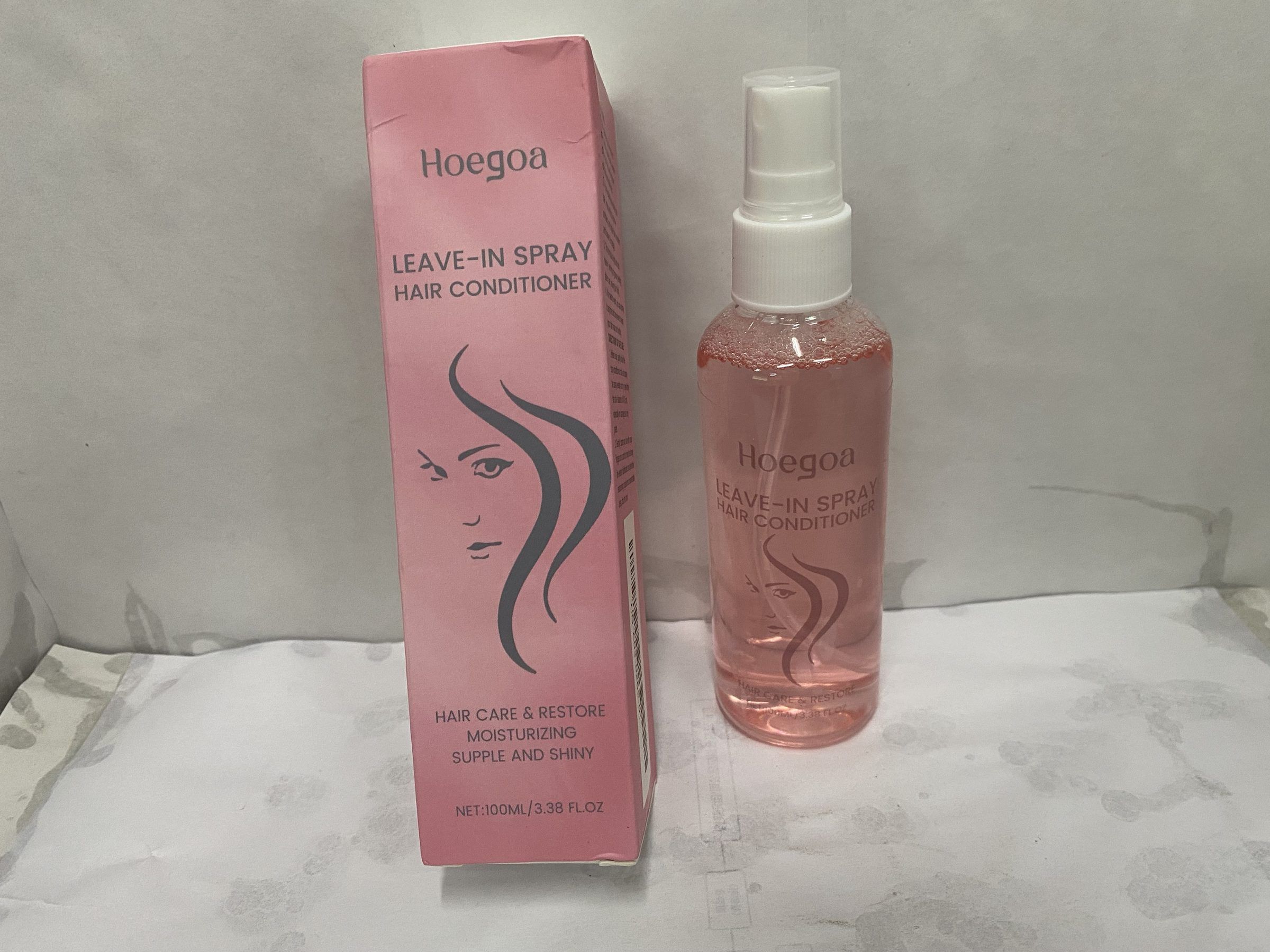 HOEGOA Leave-In Hair Smoothing Spray, 100 ml photo 5
