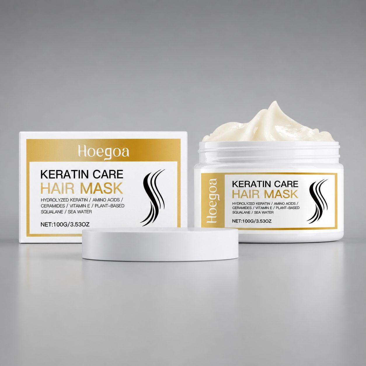 HOEGOA Keratin Hair Conditioning Mask, 100 g photo 1