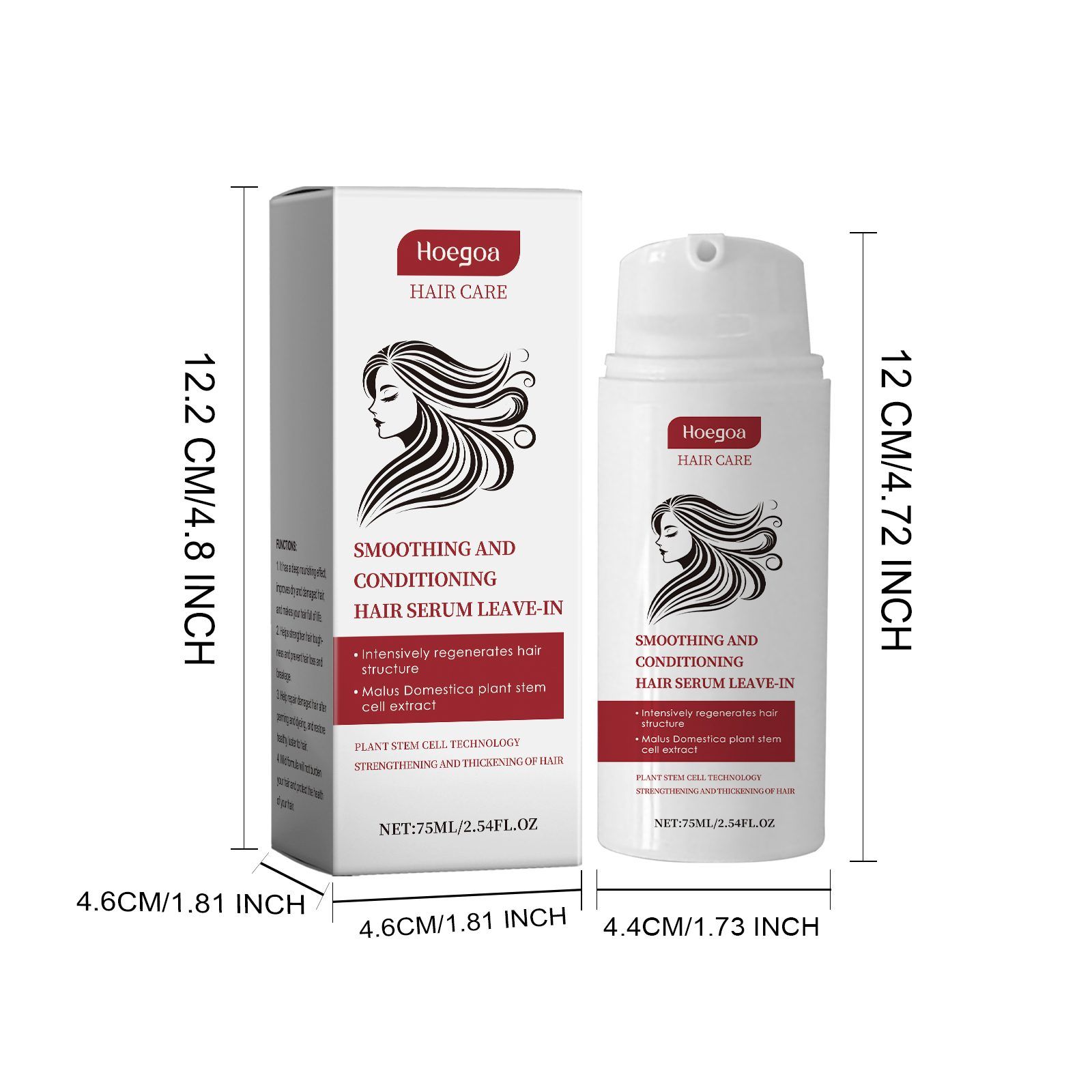 HOEGOA Leave-In Hair Care Serum, 75 ml photo 2