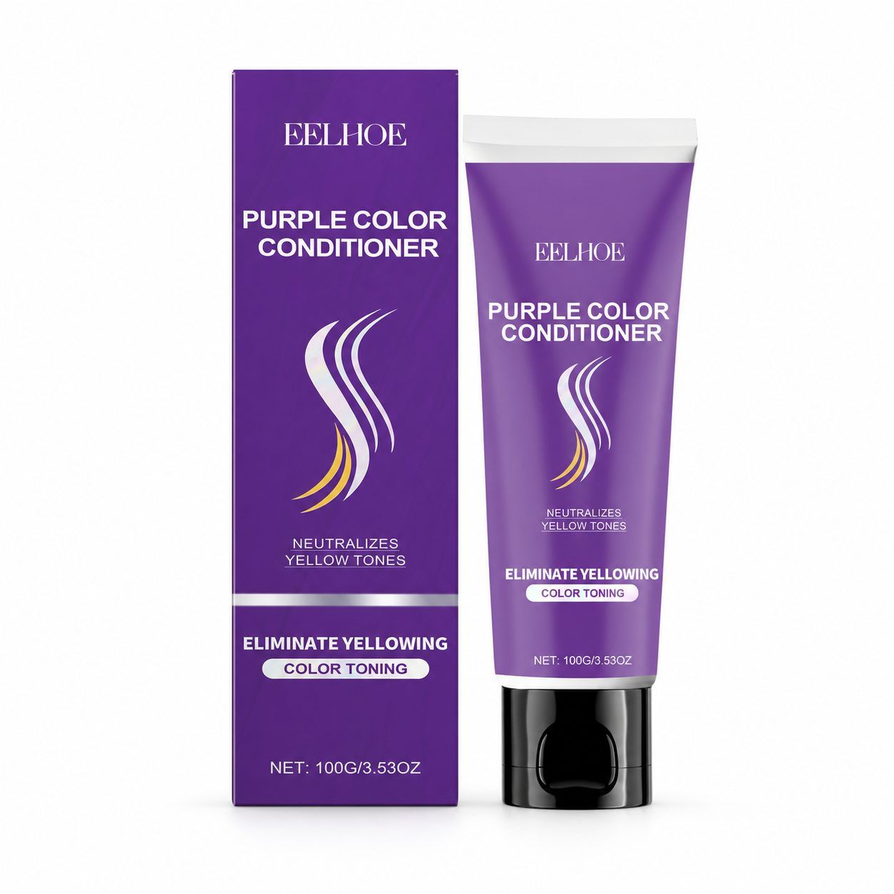 EELHOE Purple Hair Conditioner, 100 g photo 1