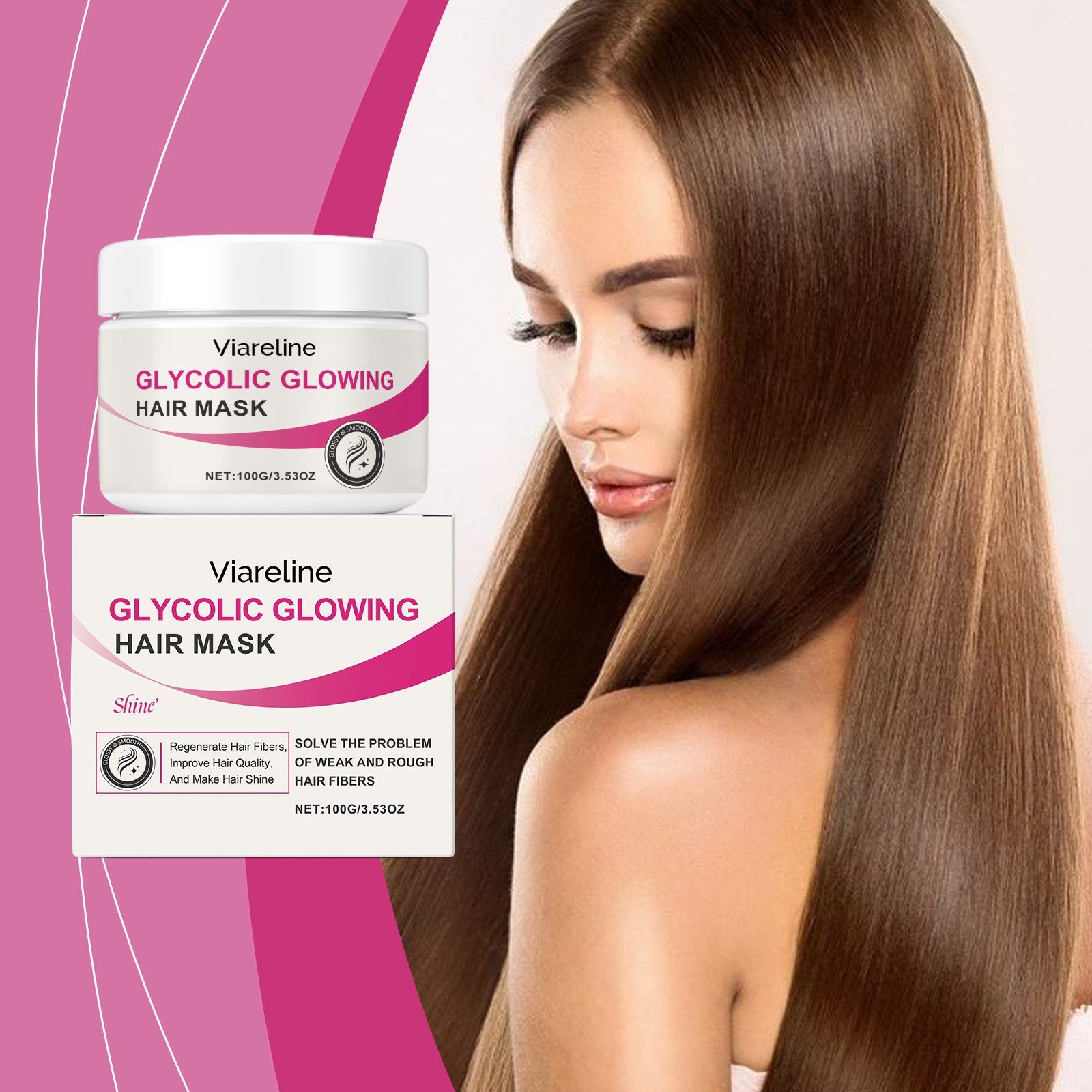 VIARELINE Nourishing Rinse-Off Hair Mask, 100 g photo 4