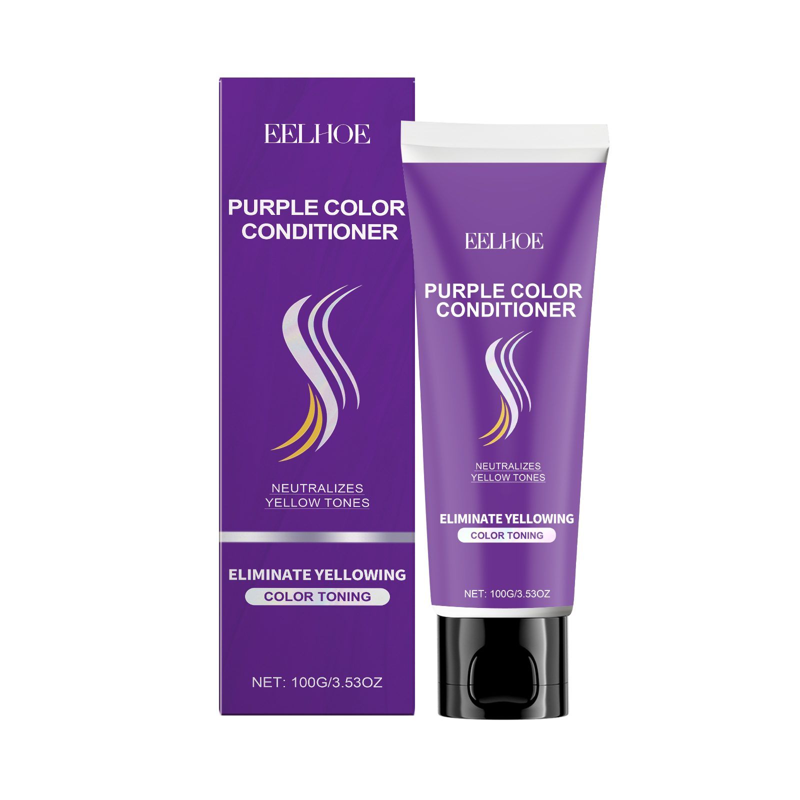 EELHOE Purple Hair Conditioner, 100 g photo 2