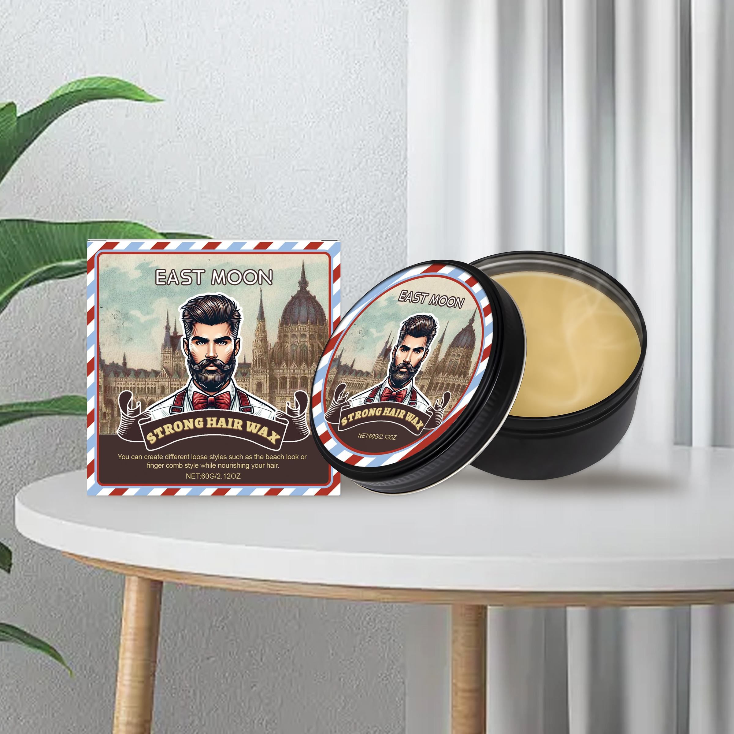 EAST MOON Conditioning Hair Styling Wax, 60 g photo 2