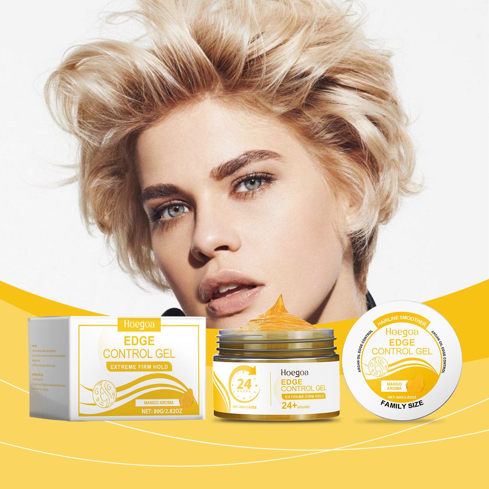HOEGOA Mango Aroma Edge Control Gel, 80 g photo 6