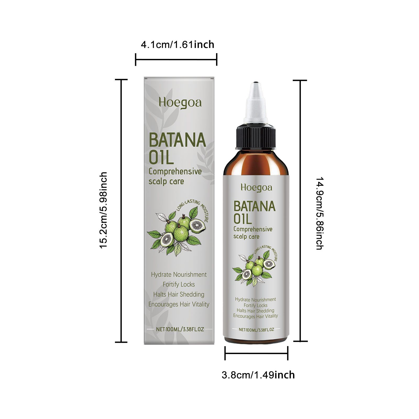 HOEGOA Batana Hair Finishing Oil, 100 ml photo 6