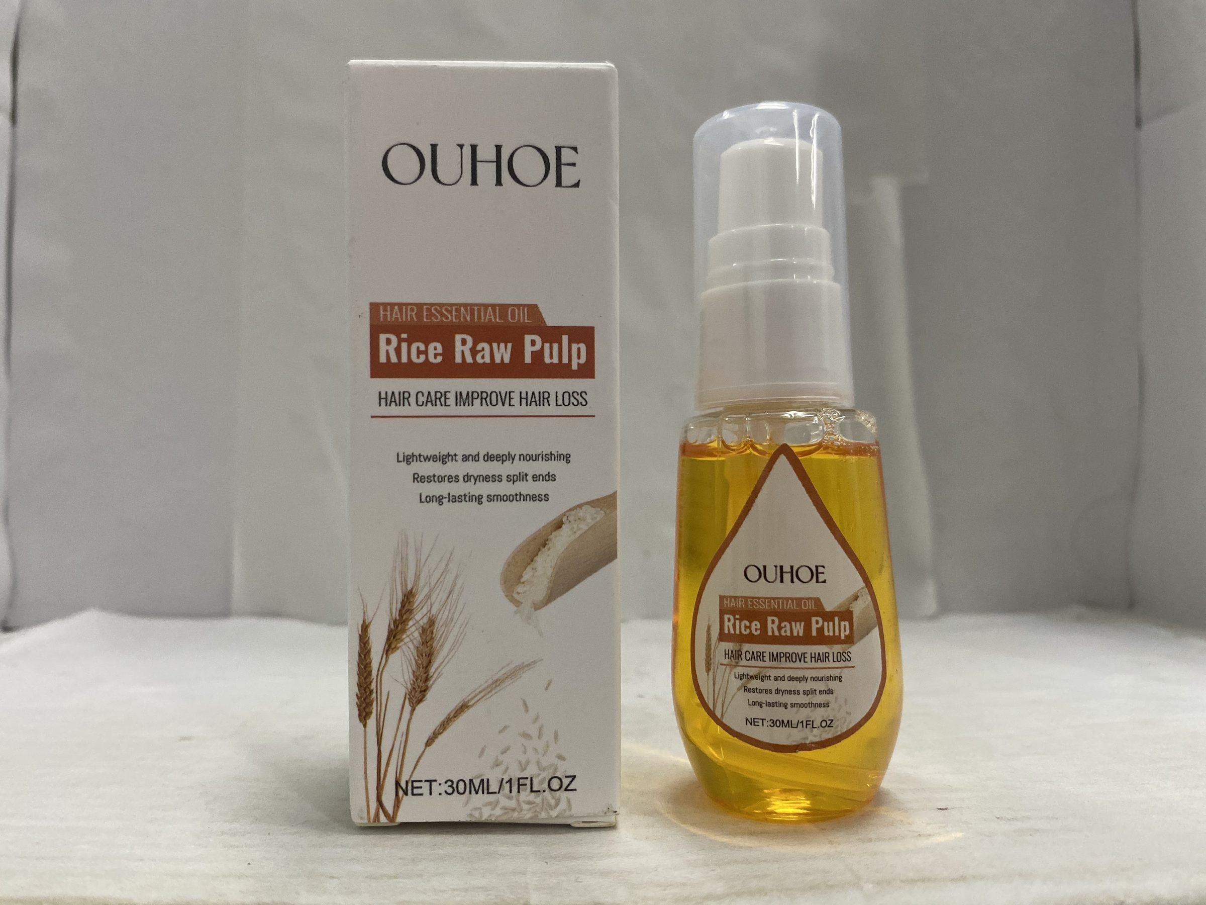 OUHOE Rice Water Hair Oil, 30 ml photo 4