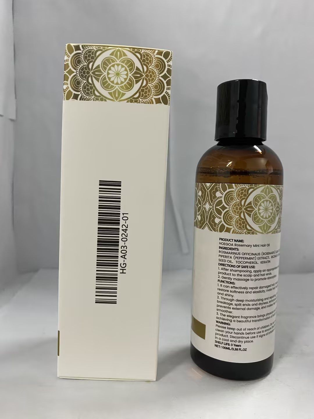 HOEGOA Rosemary Mint Hair Oil, 100 ml photo 6