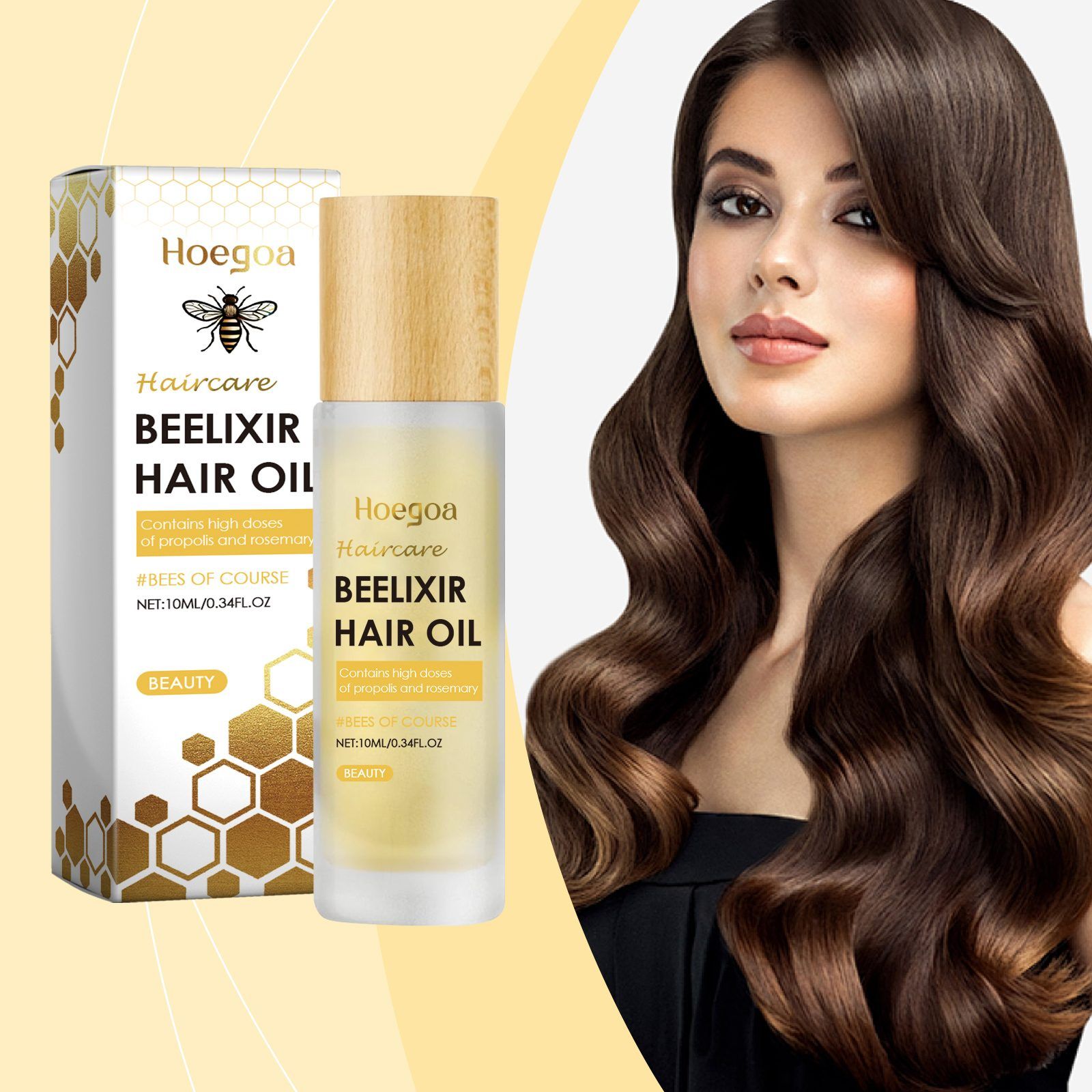 HOEGOA Honey Hair Conditioning Oil, 10 ml photo 5