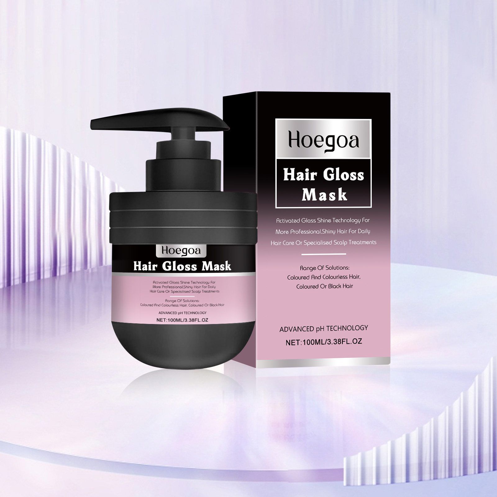 HOEGOA Smoothing Rinse-Off Hair Mask, 100 ml photo 8