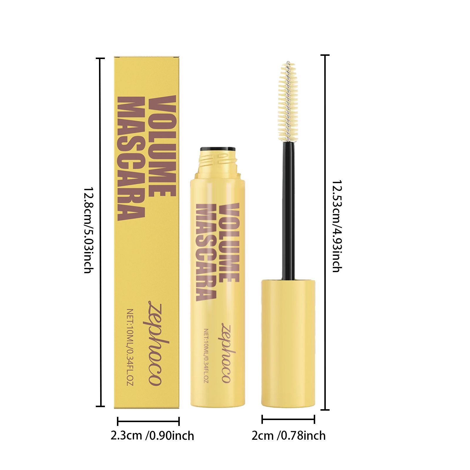 AMZ Lengthening and Curling Mascara, 9 ml photo 7