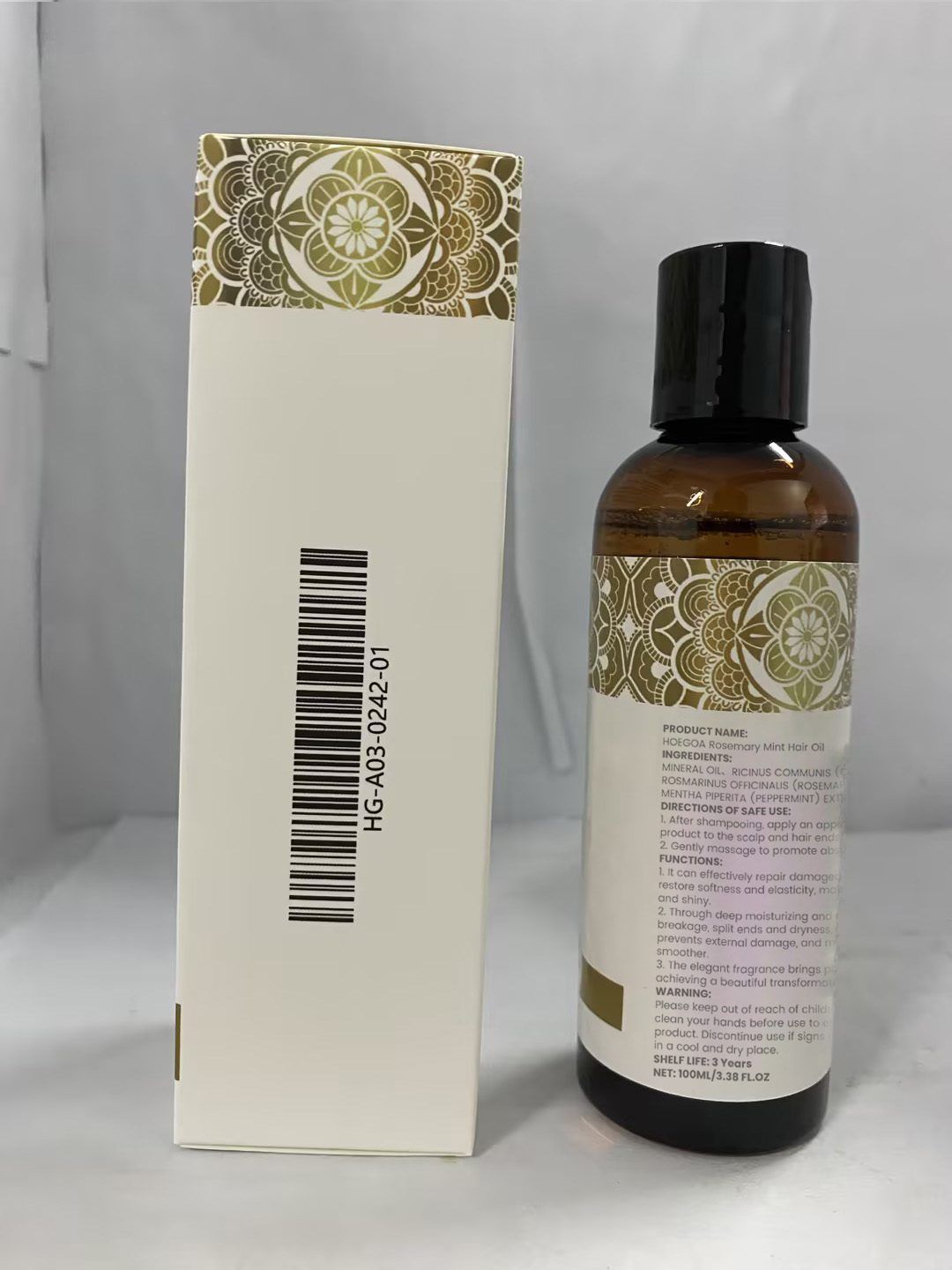 HOEGOA Rosemary Mint Hair Oil, 100 ml photo 3