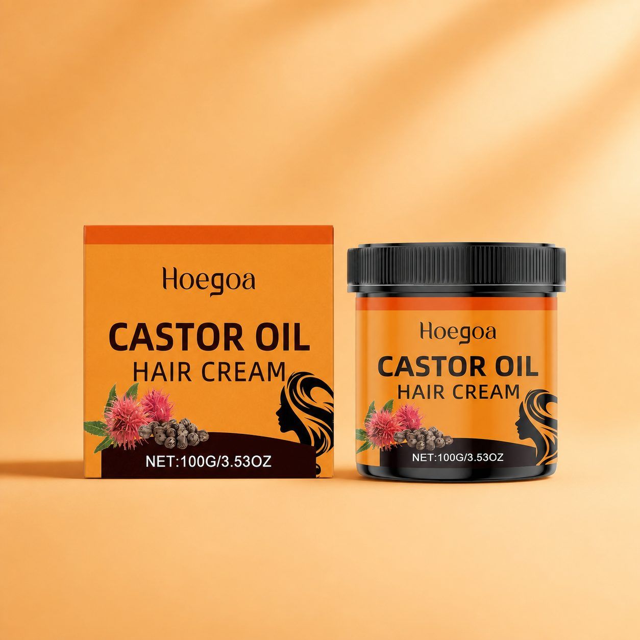 HOEGOA Leave-In Hair Conditioning Cream, 100 g photo 1