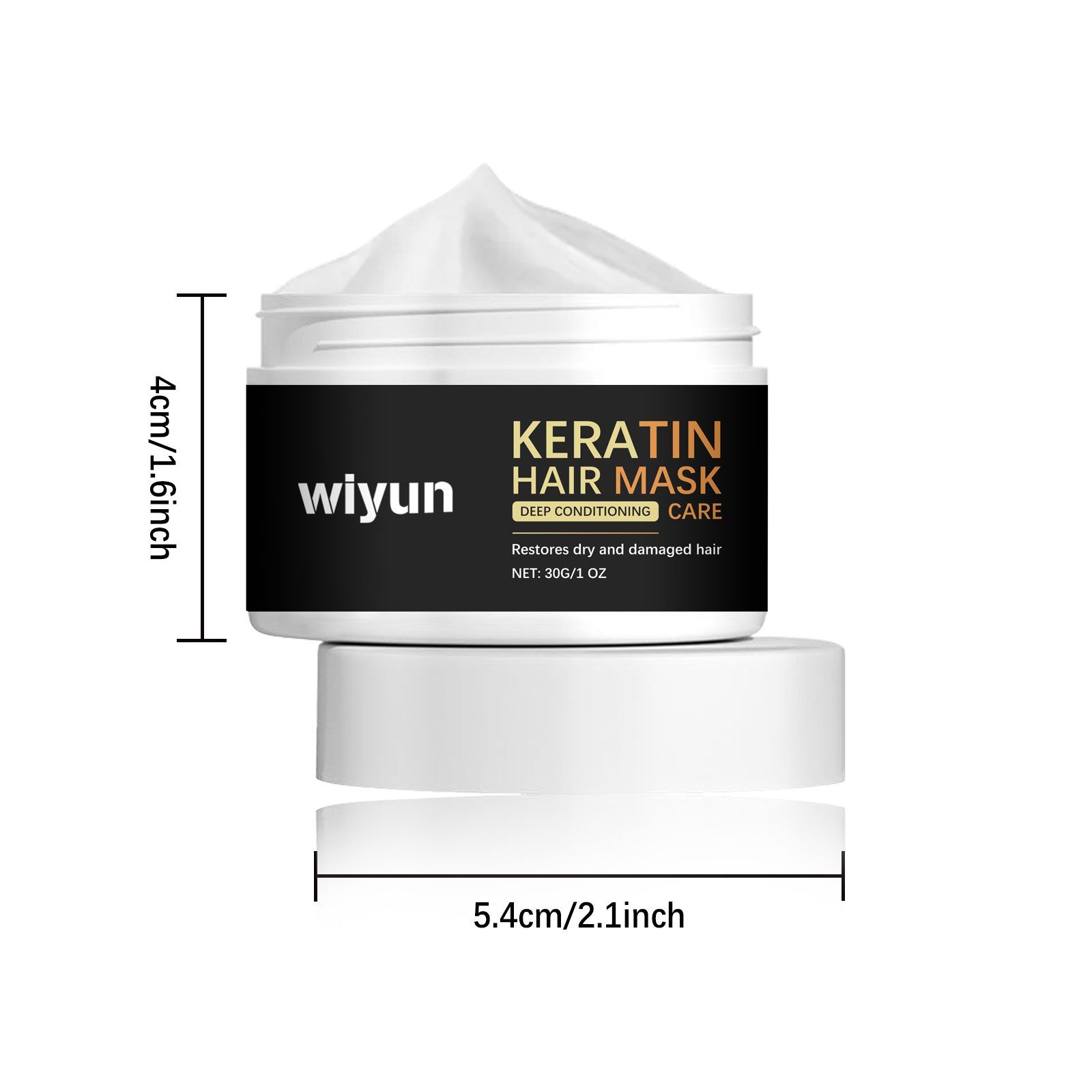 WIYUN Deep Moisture Hair Mask, 30 g photo 8