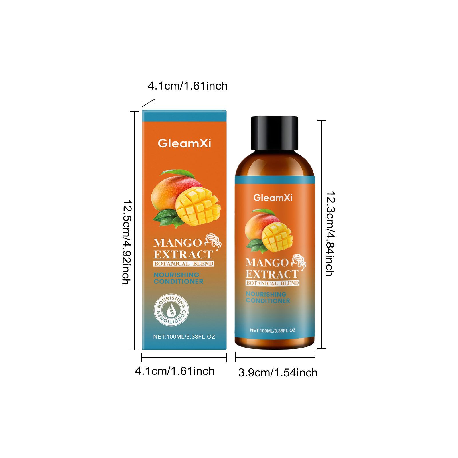 GleamXi Mango Hair Conditioner, 100 ml photo 5