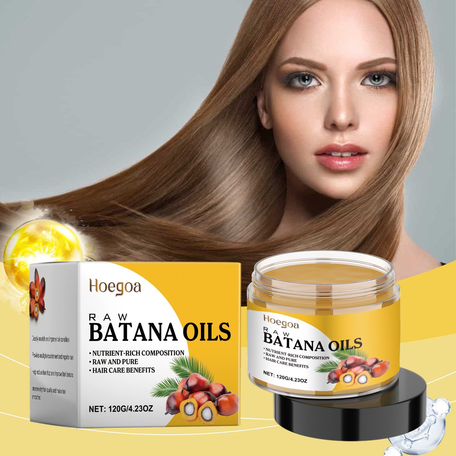 HOEGOA Batana Hair Conditioning Oil, 120 g photo 7