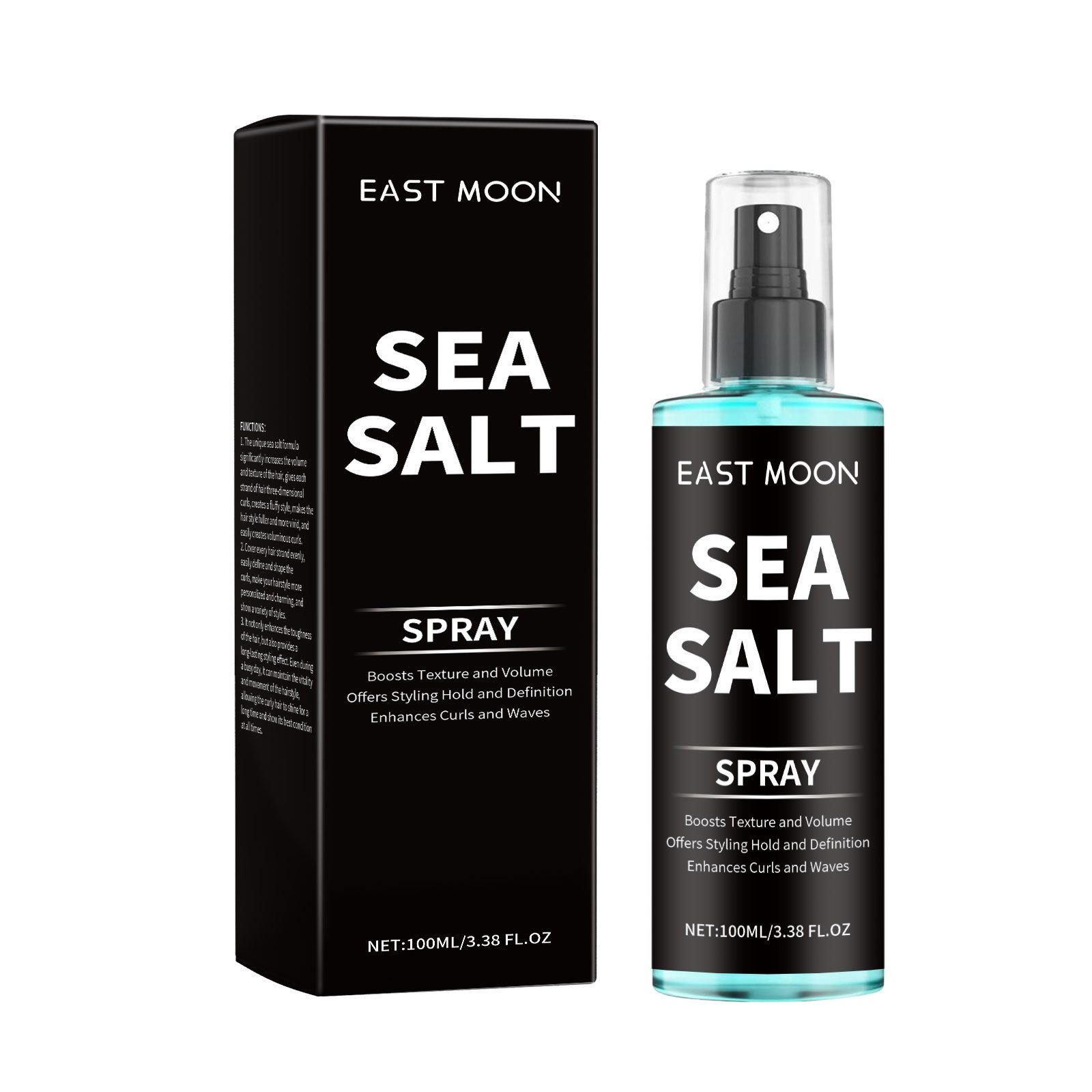 EAST MOON Sea Salt Curl Styling Spray, 100 ml photo 7
