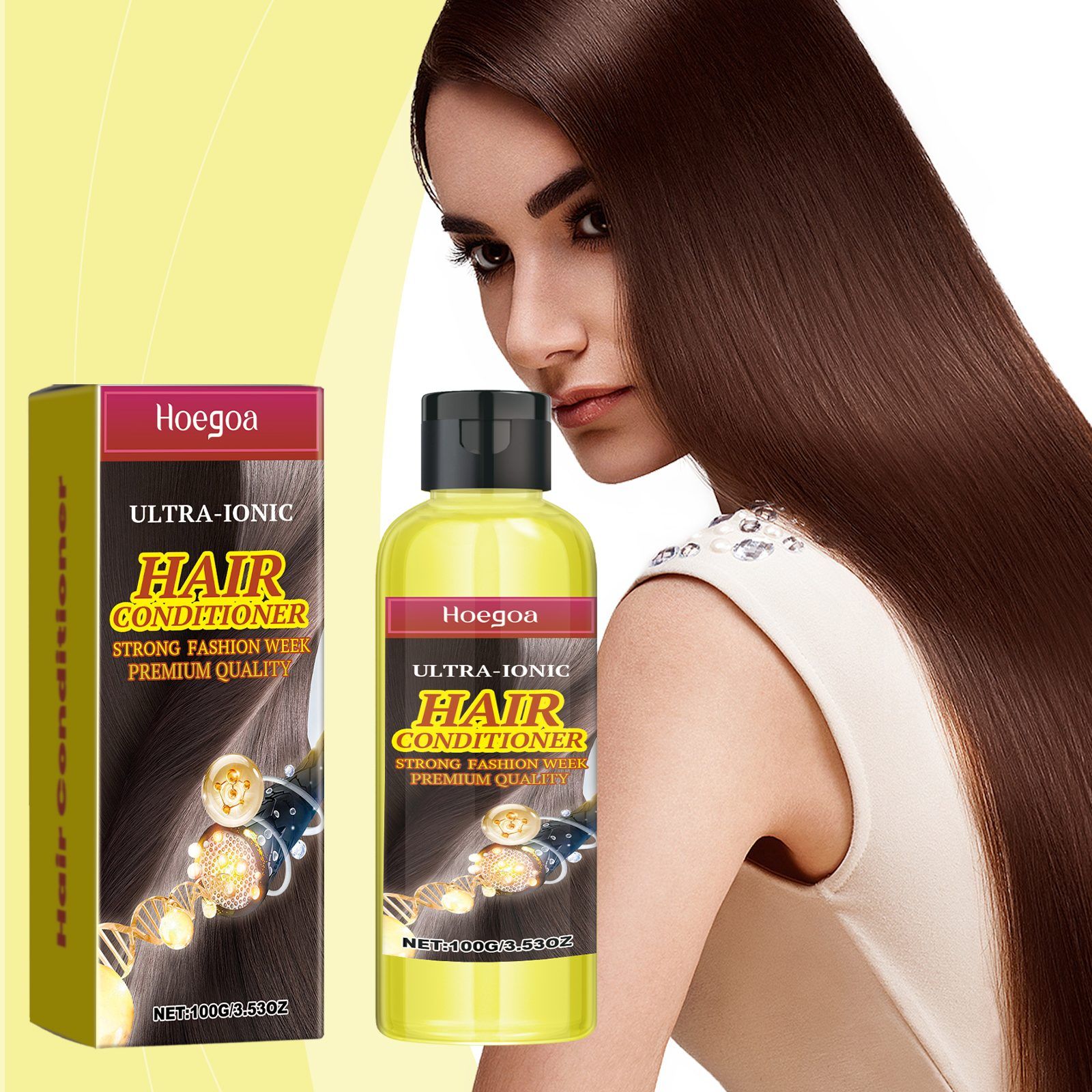 HOEGOA Yellow-Tone Hair Conditioner, 100 g photo 6