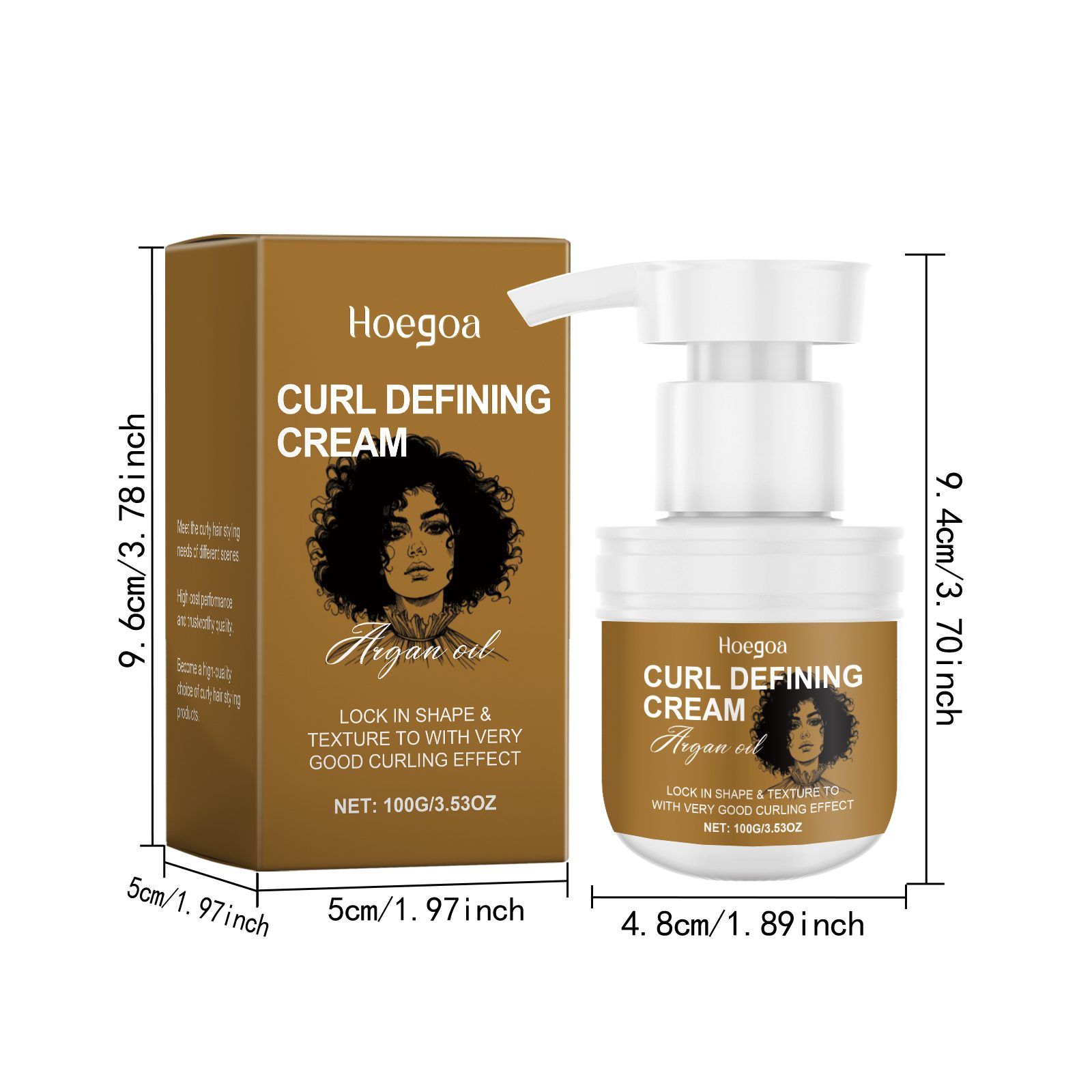 HOEGOA Curl Styling Cream, 100 g photo 6