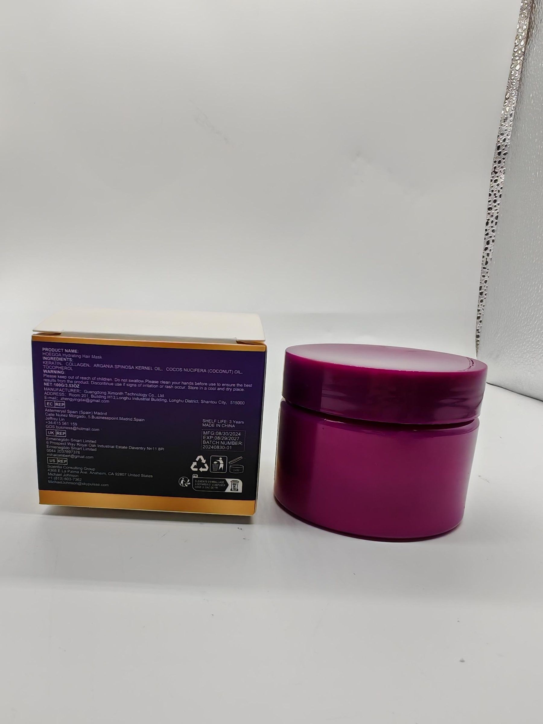 HOEGOA Moisturizing Hair Mask, 100 g photo 3