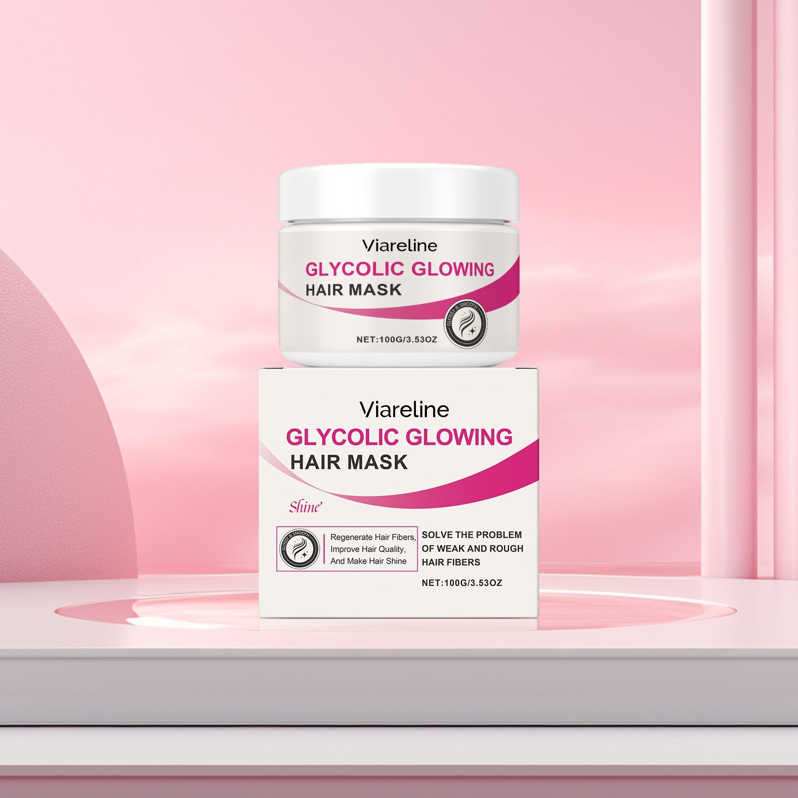 VIARELINE Nourishing Rinse-Off Hair Mask, 100 g photo 8