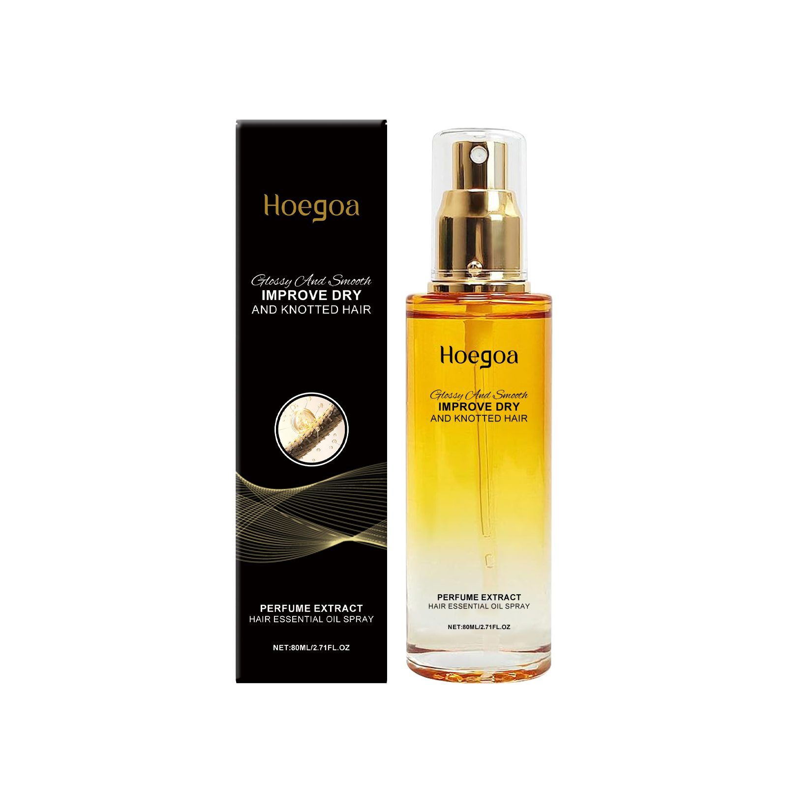 HOEGOA Hair Smoothing Care Oil, 80 ml photo 1