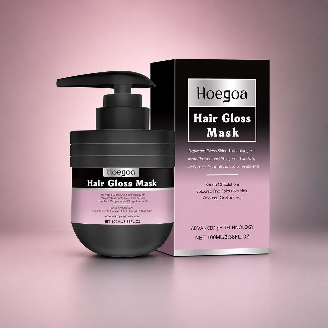 HOEGOA Smoothing Rinse-Off Hair Mask, 100 ml photo 1