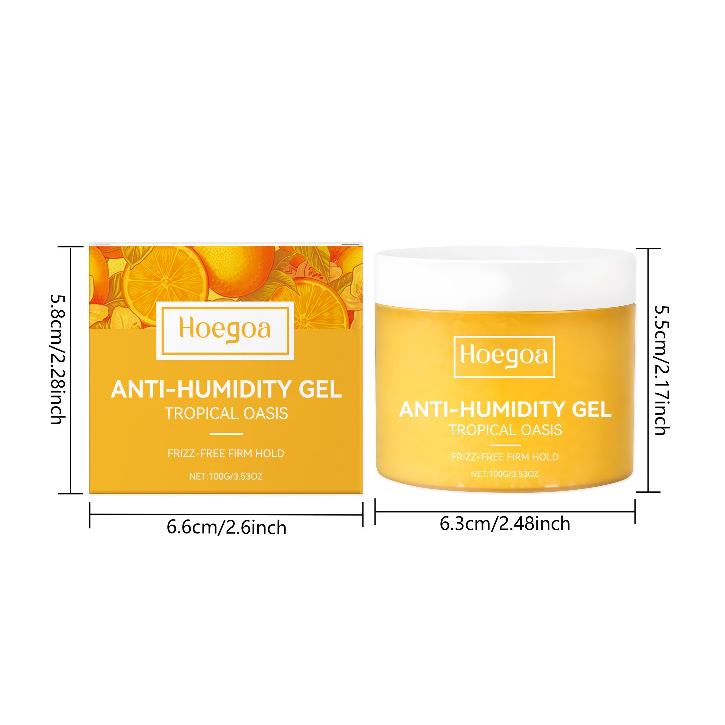 HOEGOA Humidity-Resistant Hair Styling Gel, 100 g photo 4