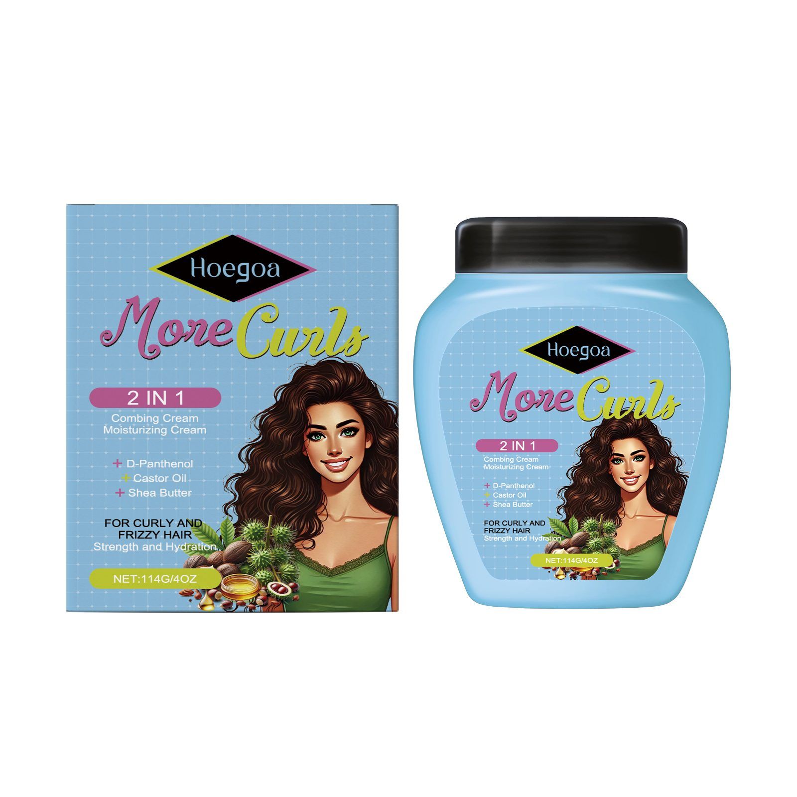HOEGOA Leave-In Hair Conditioner, 114 g photo 1
