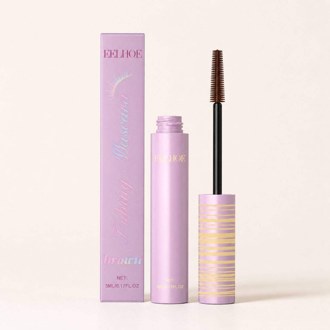 EELHOE Lengthening and Curling Mascara, Brown, 5 ml photo 1