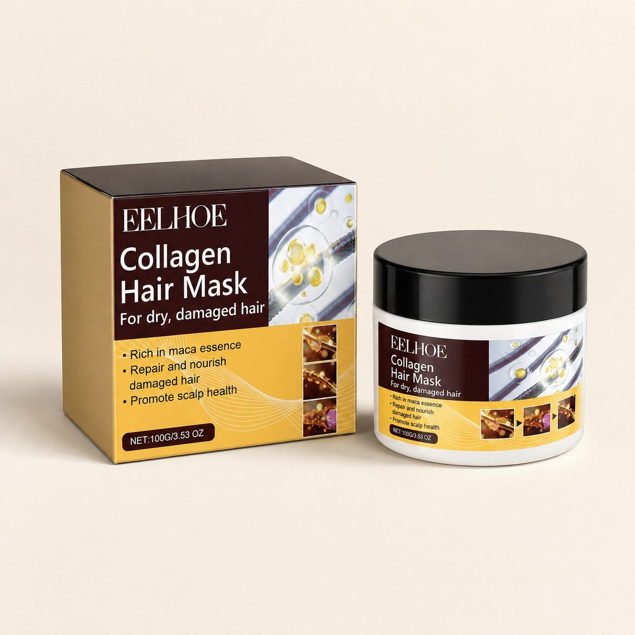 EELHOE Collagen Hair Mask, 100 g photo 3
