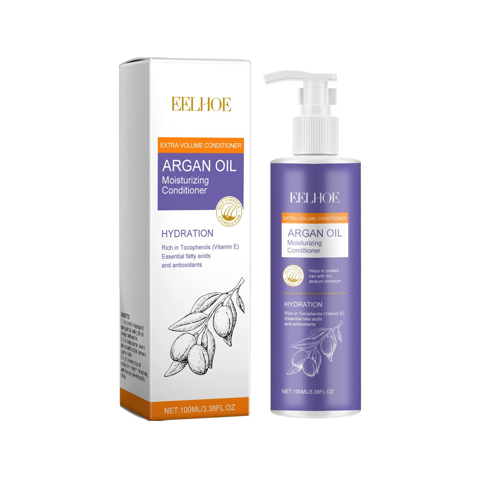 EELHOE Argan Oil Hair Conditioner, 100 ml photo 6