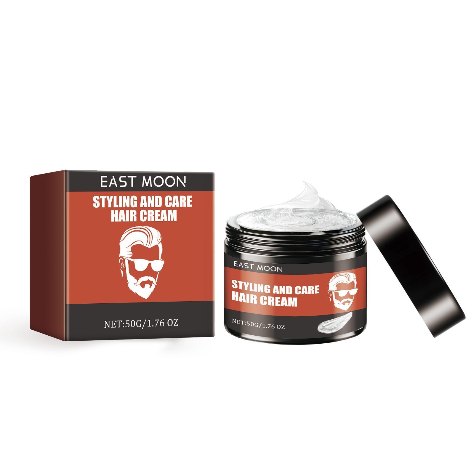 EAST MOON Men's Hair Styling Cream, 50 g photo 3