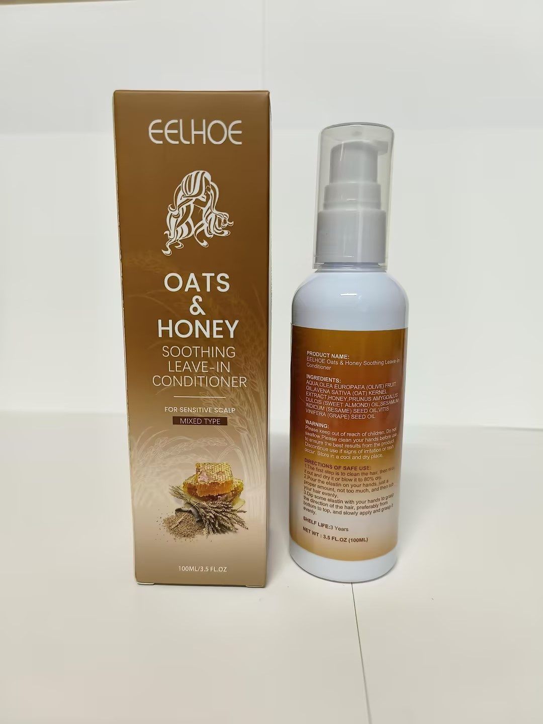 EELHOE Oats and Honey Leave-In Conditioner, 100 ml photo 3