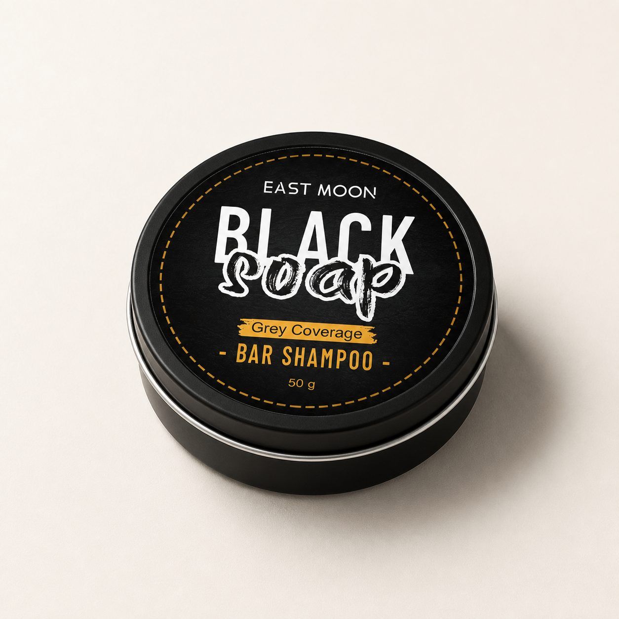 EAST MOON Black Hair Color Cleansing Bar, 50 g photo 3