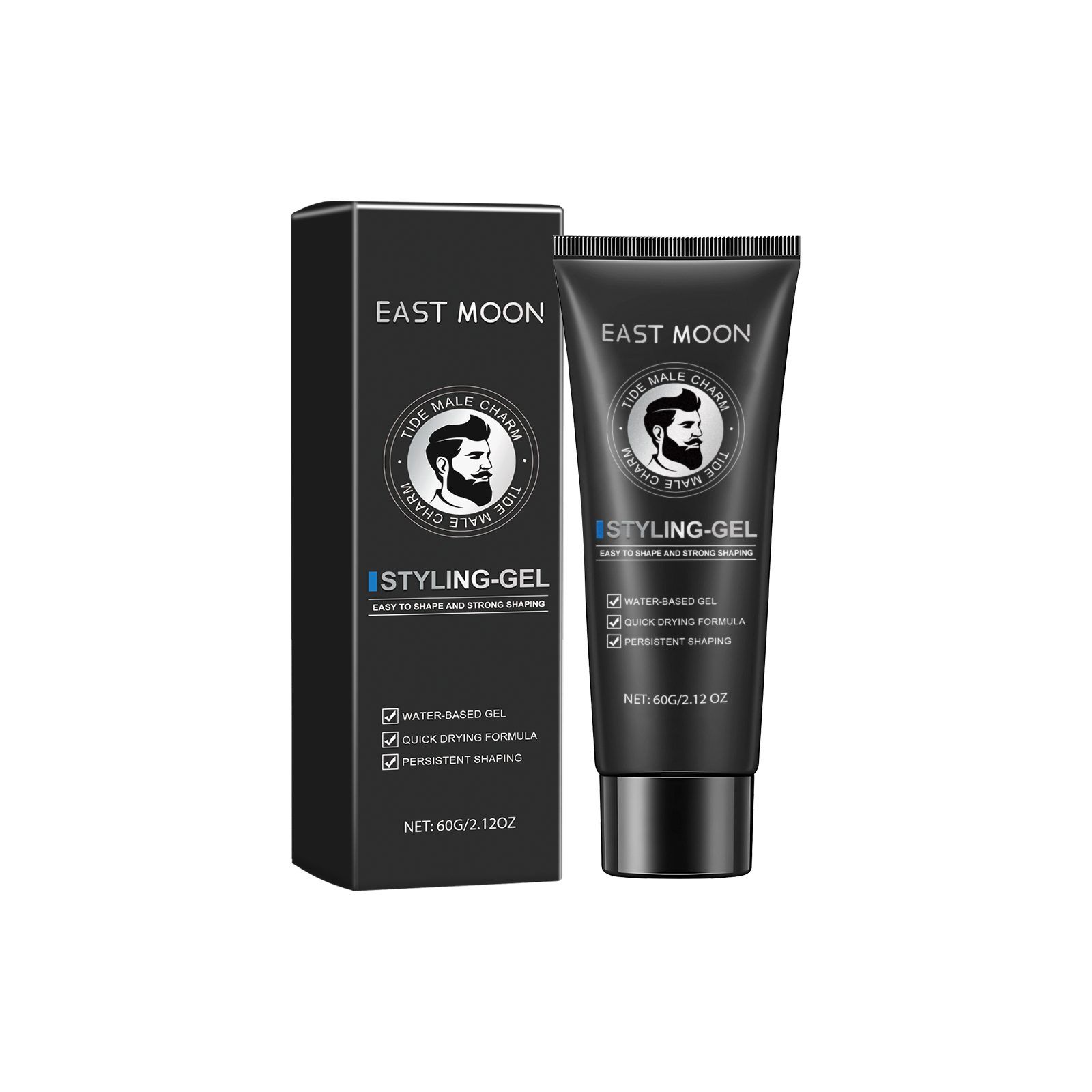 EAST MOON Men's Hair Styling Gel, 60 g photo 5