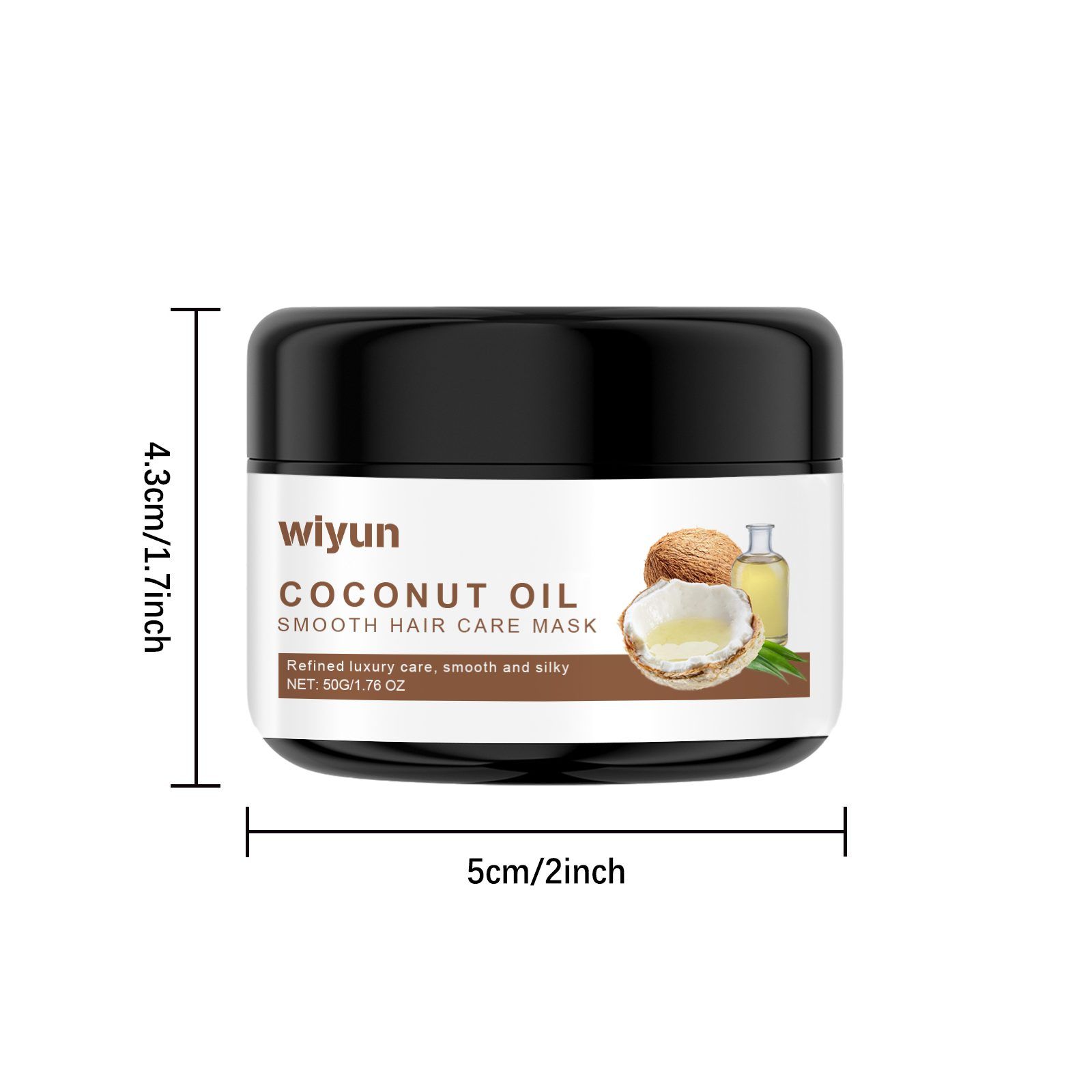 WIYUN Coconut Oil Hair Mask, 50 g photo 8
