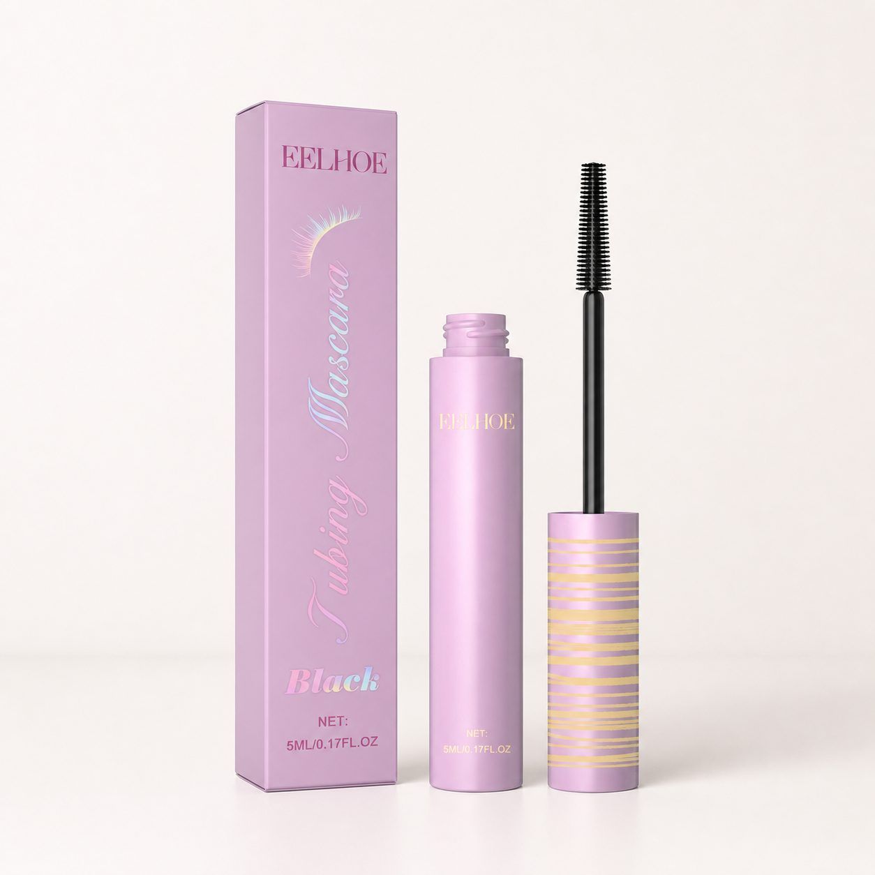 EELHOE Lengthening and Curling Mascara, Black, 5 ml photo 6