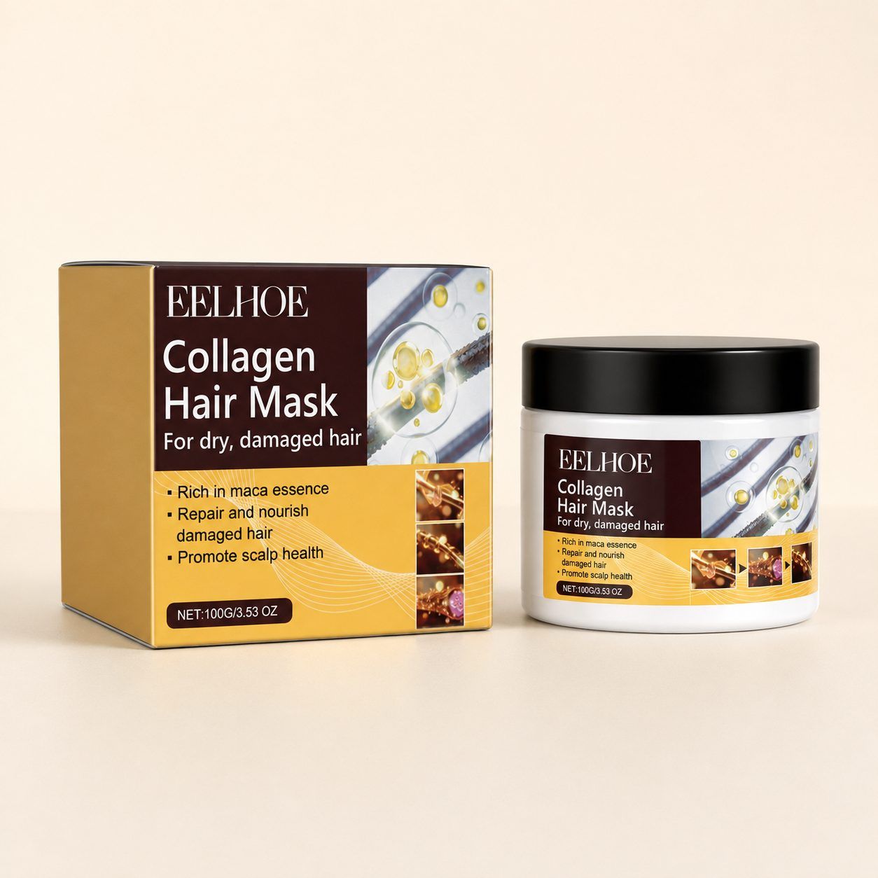 EELHOE Collagen Hair Mask, 100 g photo 7